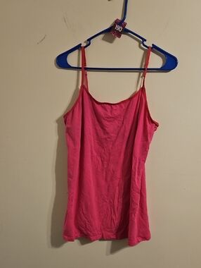 Wishful Park Pink Adjustable Strap Tank Top. In EUC